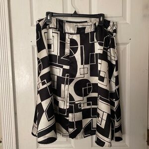 Black and White Skirt